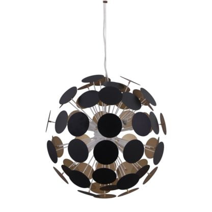 Lampa wisząca Mailone ITALUX styl designerski stal biały złoty AD20180/6C BL+G