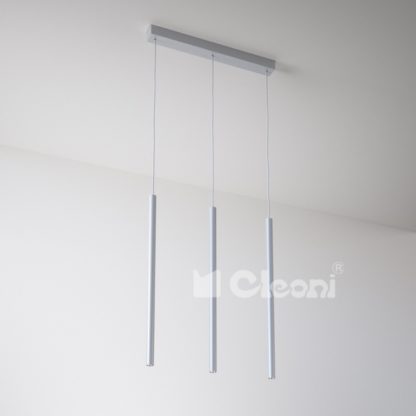 Lampa wisząca NER CLEONI styl nowoczesny metal biały 1120089