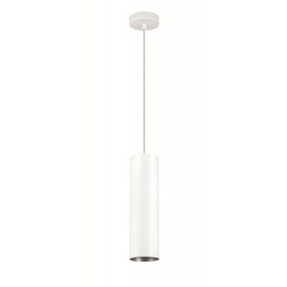 Lampa wisząca NEW YORK DECOLIGHT styl nowoczesny metal biały srebrny P8371-1L W/S