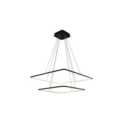 Lampa wisząca NIX MILAGRO metal akryl czarny ML518