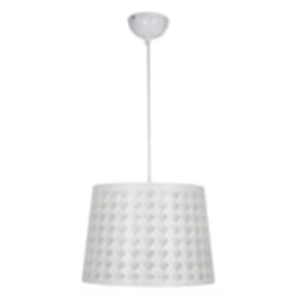 Lampa wisząca ORLANDO CANDELLUX 1X60W E27 biały 31-49117