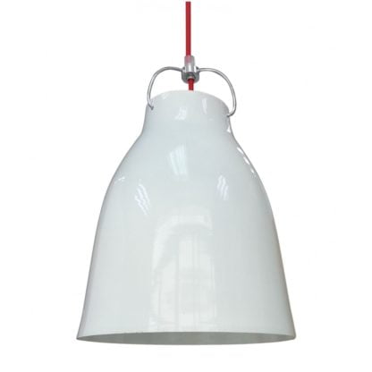 Lampa wisząca PENSILVANIA 1 CANDELLUX 1X60W E27 biały 31-20253