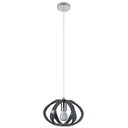 Lampa wisząca PLASTA ELEM styl designerski szary metal tworzywo sztuczne 6760/1 GREY