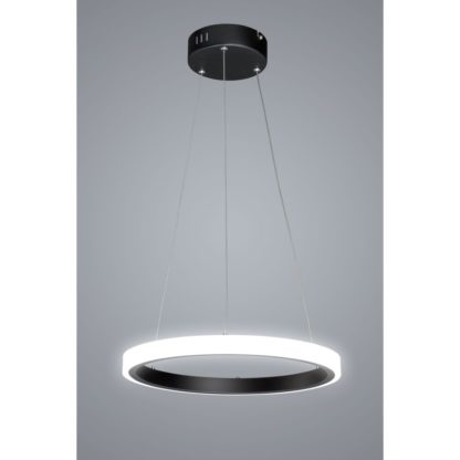 Lampa wisząca PLUTON I DECOLIGHT styl nowoczesny akryl metal czarny biały P8395-25W