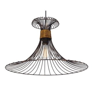 Lampa wisząca PURRA GLOBO styl industrialny metal 54814H2