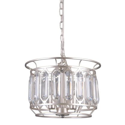 Lampa wisząca Priscilla ITALUX styl nowoczesny szampański stal kryształ PND-43388-3B