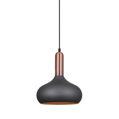 Lampa wisząca QUESMO Italux styl industrialny stal