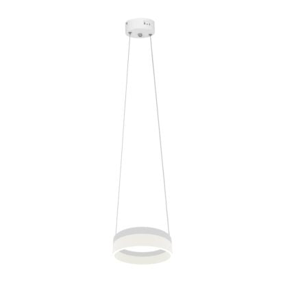 Lampa wisząca RING MILAGRO styl nowoczesny metal akryl biały ML404