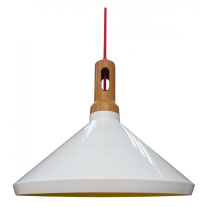 Lampa wisząca ROBINSON 35 CANDELLUX 1X60W E27 biały żółty 31-37671