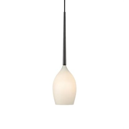 Lampa wisząca SALUT MARKSLOJD styl nowoczesny metal czarny biały 106807
