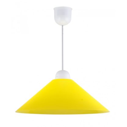 Lampa wisząca SAVA CANDELLUX tworzywo sztuczne E27 1X60W żółty 31-19809
