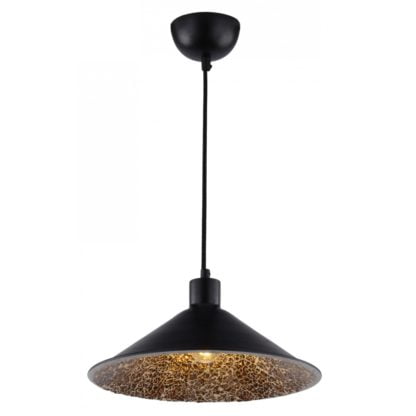 Lampa wisząca SCRIMI 2 CANDELLUX E27 czarny 31-56641