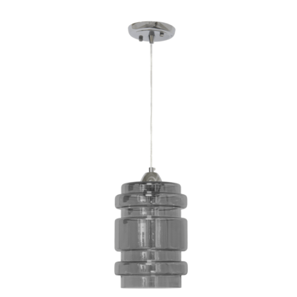 Lampa wisząca SIGMA ELEM styl nowoczesny chrom szary metal szkło 1102/1 03