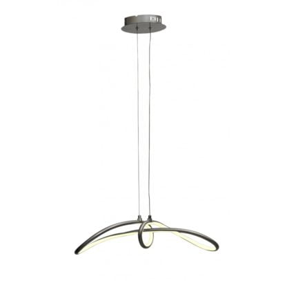 Lampa wisząca SLASH CANDELLUX 38W LED 4000K SREBRNY 31-69887