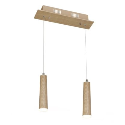 Lampa wisząca STICK MILAGRO drewno metal akryl drewno naturalne FSC100%MLP565