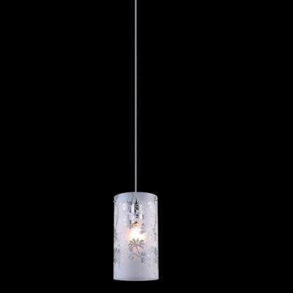 Lampa wisząca Sense Italux styl nowoczesny stal chromowana szkło chrom MDM1673-1
