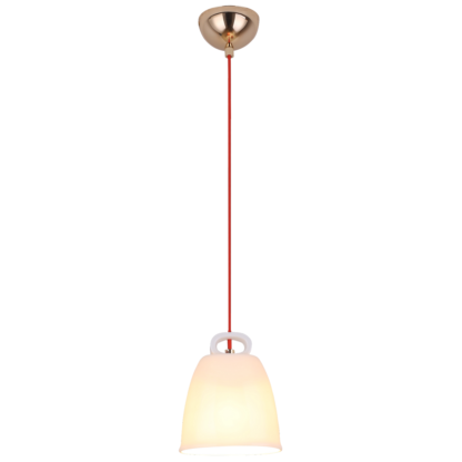 Lampa wisząca Sewilla S LEDEA styl skandynawski ceramika biały 50101143