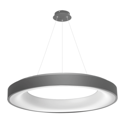 Lampa wisząca Sovana 80 CCT styl nowoczesny aluminium akryl szary AZ3450
