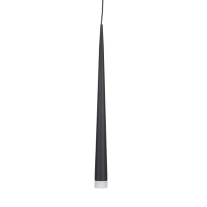 Lampa wisząca Stylo 1 Azzardo styl nowoczesny metal szkło czarny AZ0116