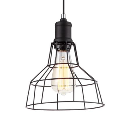 Lampa wisząca Synthia Italux styl industrialny metal czarny MDM2264-1