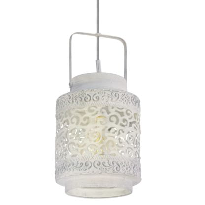 Lampa wisząca TALBOT 1 Eglo styl prowansalski shabby stal nierdzewna szary 49205