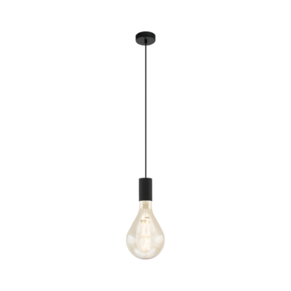 Lampa wisząca TAVISTOCK EGLO styl nowoczesny stal czarny 49074