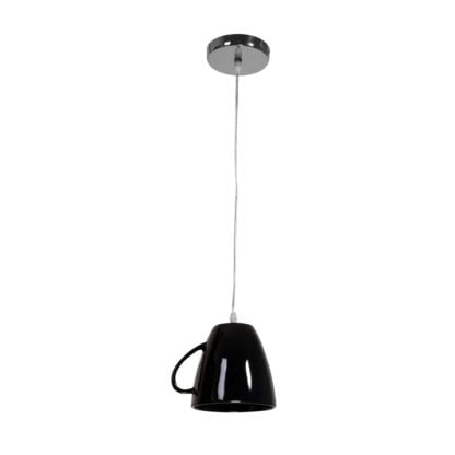 Lampa wisząca TEA TIME MILAGRO styl designerski metal tworzywo sztuczne czarny ML312