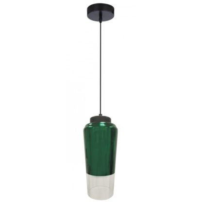 Lampa wisząca TUBE CANDELLUX 1X60W E27 zielony 31-51264