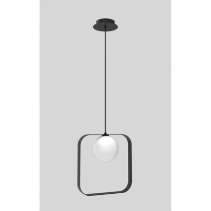 Lampa wisząca Tula KWADRATOWA LEDEA styl nowoczesny metal czarny 50101074