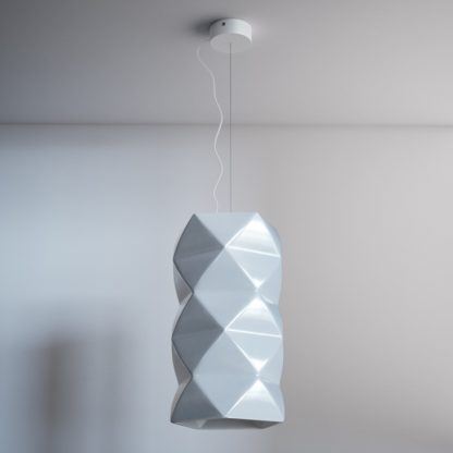 Lampa wisząca URIAL WA1 CLEONI E27 styl nowoczesny ceramika biały 1062408