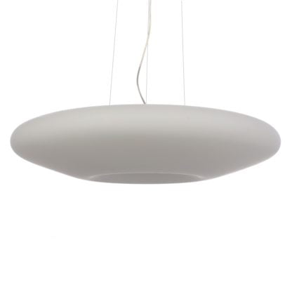 Lampa wisząca Ufo Italux styl nowoczesny szkło metal biały MD4107-3D