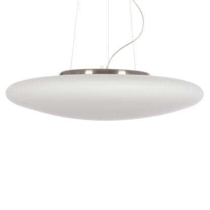 Lampa wisząca Ufo X Italux styl nowoczesny szkło metal biały MD5106-3A