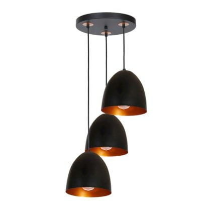 Lampa wisząca VEGAS MILAGRO styl klasyczny metal czarny ML5589