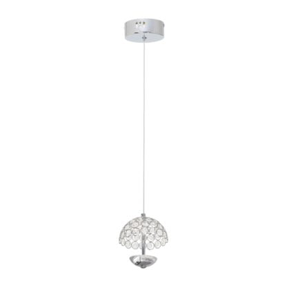 Lampa wisząca VENUS MILAGRO metal kryształ chrom ML314