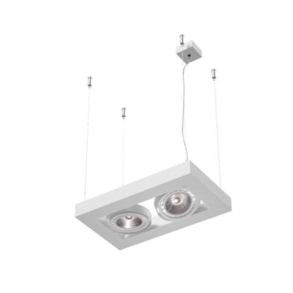 Lampa wisząca VITERBO CLEONI styl nowoczesny aluminium biały 1112593