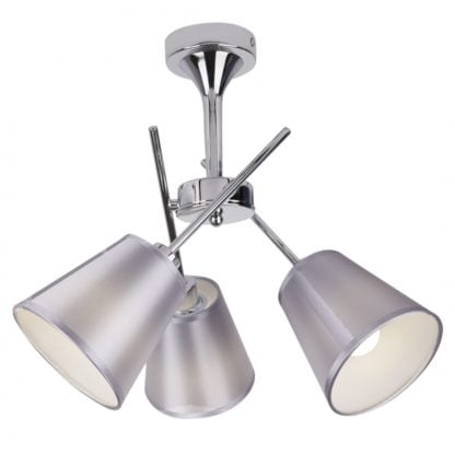 Lampa wisząca VOX CANDELLUX styl nowoczesny 3X40W E14 stal chrom 33-70623