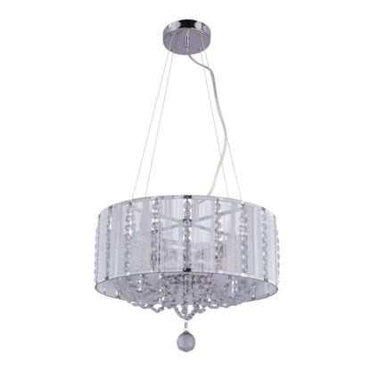 Lampa wisząca WALLA GLOBO styl glamour / kryształ metal kryształ k5 15091H