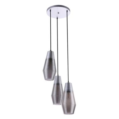 Lampa wisząca WAYNE GLOBO styl industrialny metal 15044-3