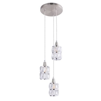 Lampa wisząca WOLLI GLOBO styl glamour / kryształ metal szkło 15760-3