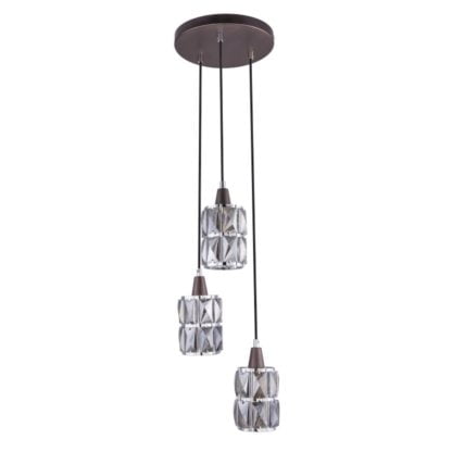 Lampa wisząca WOLLI GLOBO styl glamour / kryształ metal szkło 15761-3