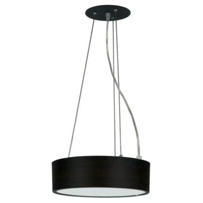 Lampa wisząca ZIGO CANDELLUX 16W LED ZIMNA BARWA 6500K metal plastik wenge 31-39521