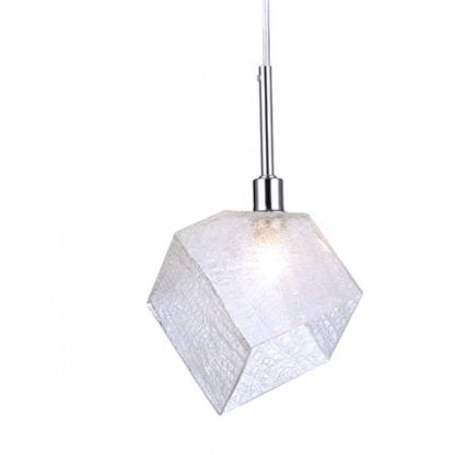 Lampa wisząca Zen Italux styl nowoczesny metal szkło chrom MD13026003-1A