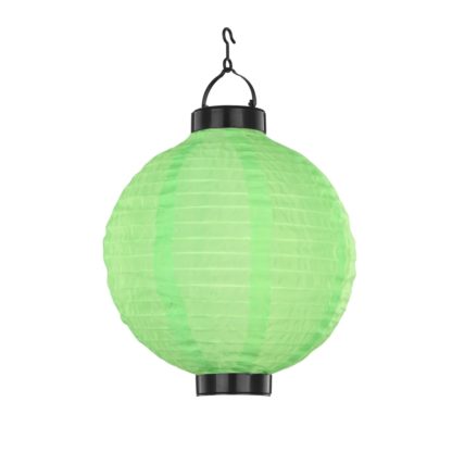 Lampa zewnętrzna lampion SOLAR GLOBO tworzywo sztuczne czarny zielony 33970G