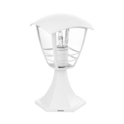 Lampa zewnętrzna stojąca CREEK Philips IP44 styl nowoczesny aluminium metal tworzywo sztuczne biały 153823116