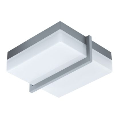 Lampa zewnętrzna sufitowa LED Eglo aluminium plastik antracyt biały 94876