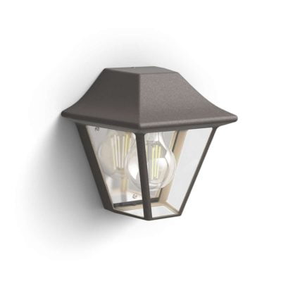 Lampa zewnętrzna ścienna Curassow II Philips styl nowoczesny aluminium tworzywo sztuczne brązowy 1738543PN