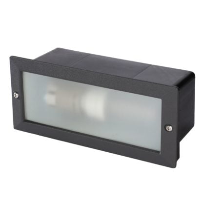 Lampa zewnętrzna ścienna INA Nowodvorski aluminium czarny 4907