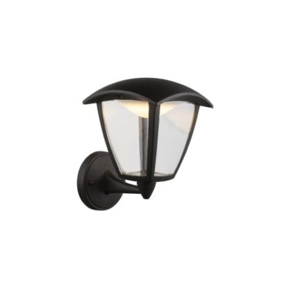 Lampa zewnętrzna ścienna LED DELIO Globo odlew aluminiowy tworzywo sztuczne czarny 31825