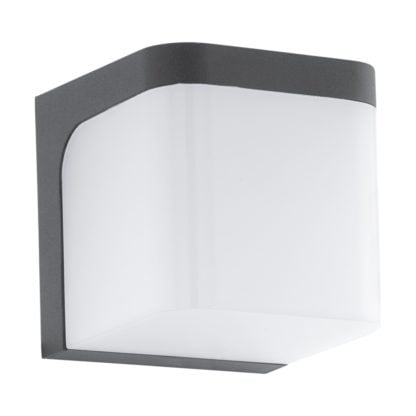 Lampa zewnętrzna ścienna LED JORBA Eglo styl nowoczesny odlew aluminiowy plastik