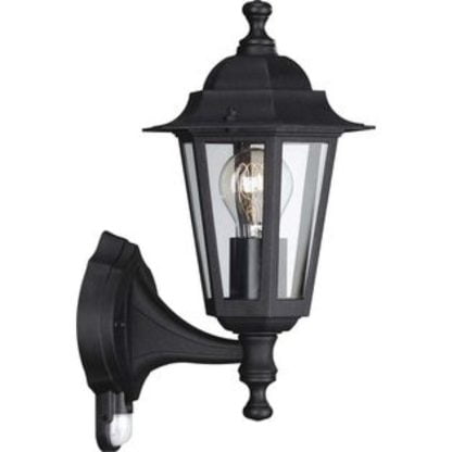 Lampa zewnętrzna ścienna Peking Philips + czujnik ruchu aluminium czarny 715220130